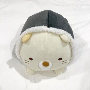 Sumikkogurashi - Kawaii Toy Plush - Neko Cat in Big Rolled Sushi Costume (NWT)